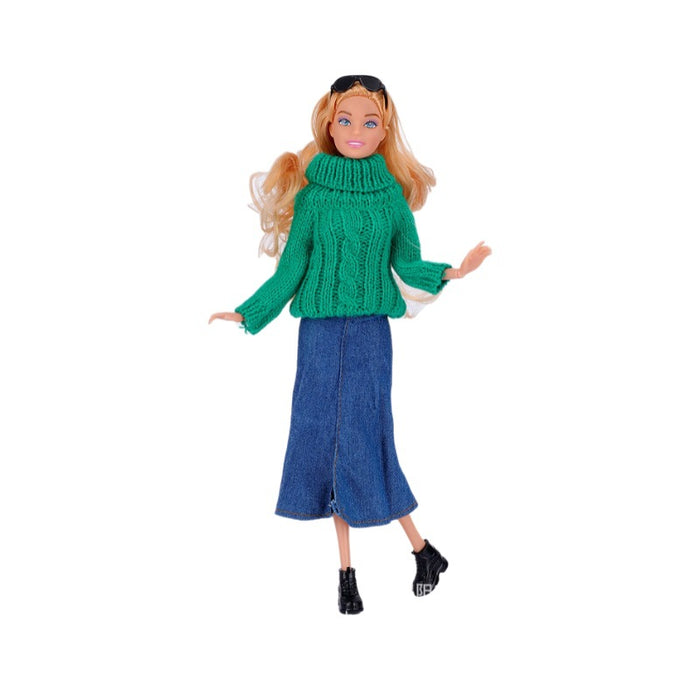 Wholesale Dress  sweater turtleneck wool sweater sweater doll clothes
