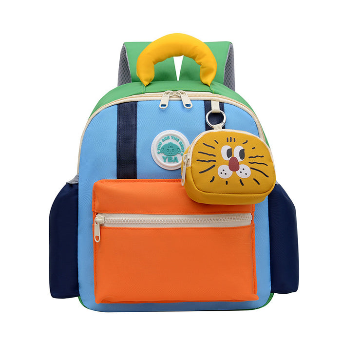 Wholesale Medium and Large small size Kindergarten Backpack Nylon Lightweight Schoolbag Boys' Universal Bag Clove Style Children's Bag