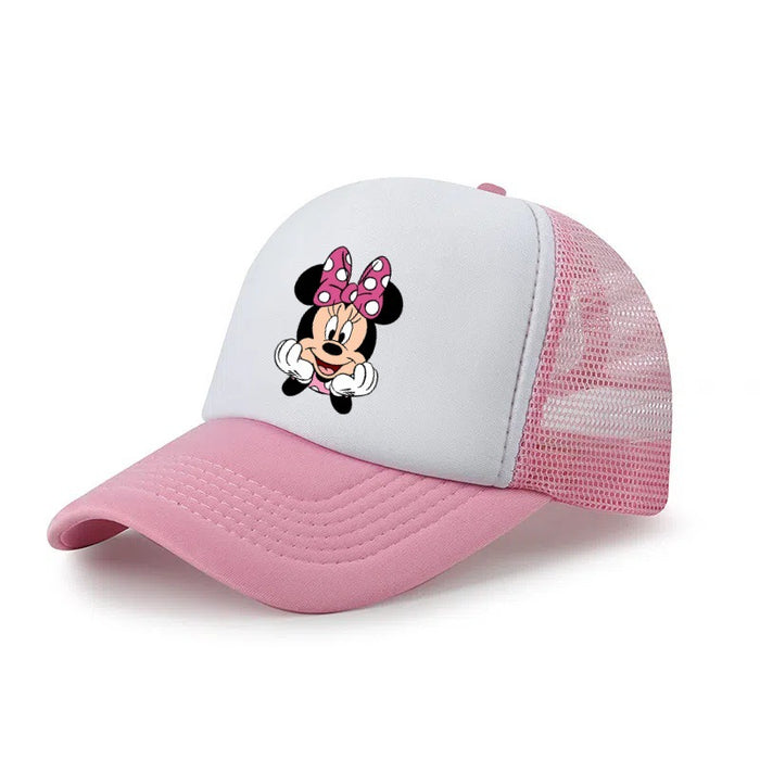 Wholesale Cartoon print baseball cap mesh breathable dome hat hip-hop sports cap