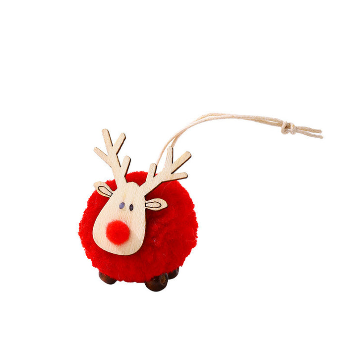Wholesale Christmas Decoration Pendant Wool Felt Deer Pendant Christmas Tree Pendant Accessories Gift