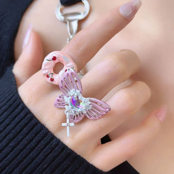 Wholesale Handcrafted Enamel Rose Ring