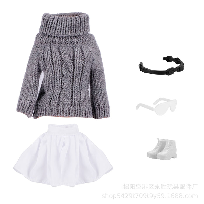 Wholesale Dress  sweater turtleneck wool sweater sweater doll clothes