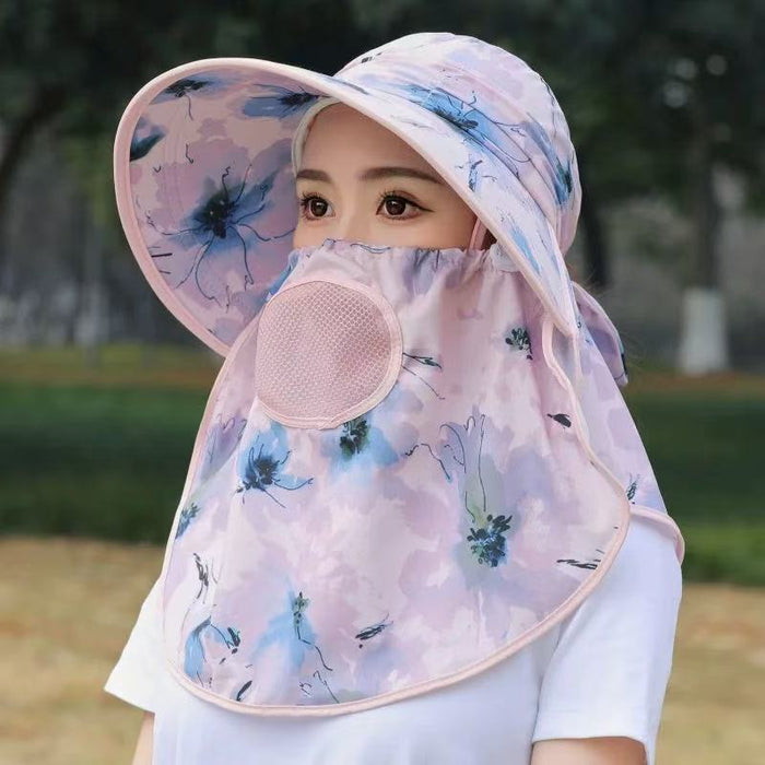 Wholesale Lace lace straw hat with curled edges and hollowed out Lafite sun hat, large brim