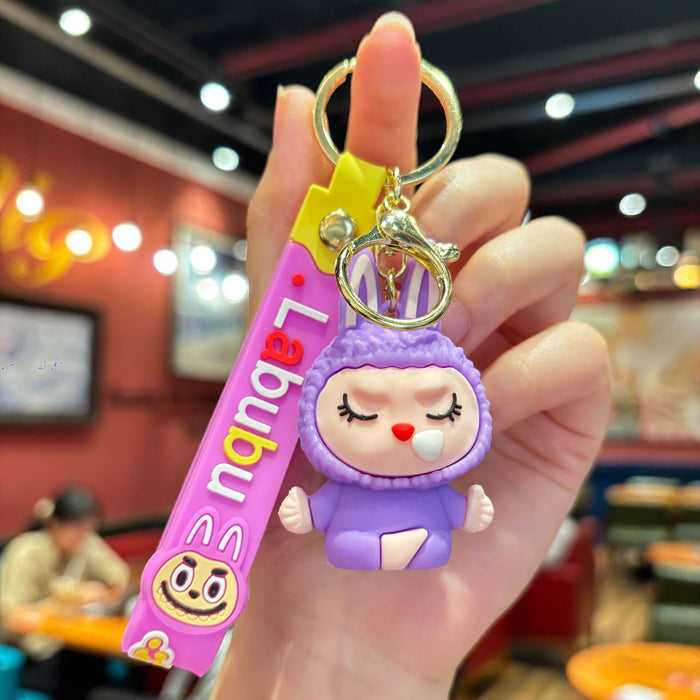Wholesale Creative cartoon doll keychain, children's bag pendant, car keychain gift