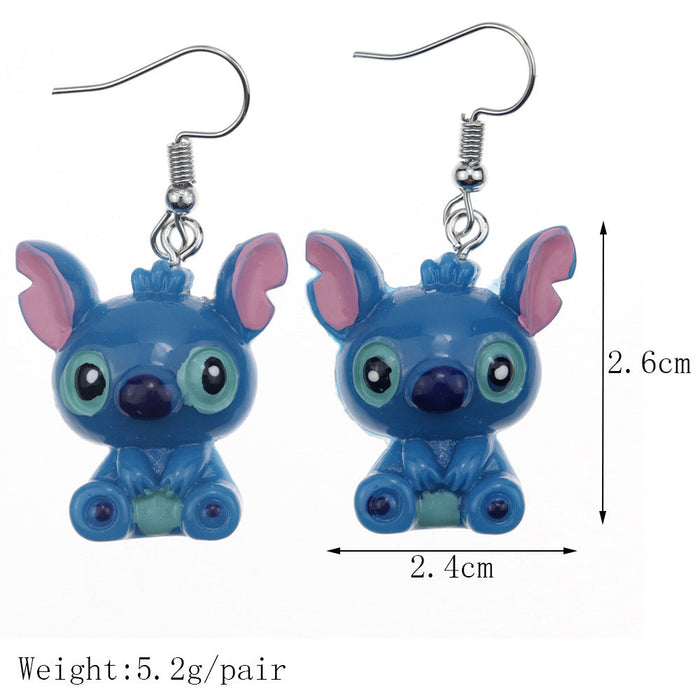 Wholesale Resin Earrings Cute Cartoon (S) JDC-ES-niqing004