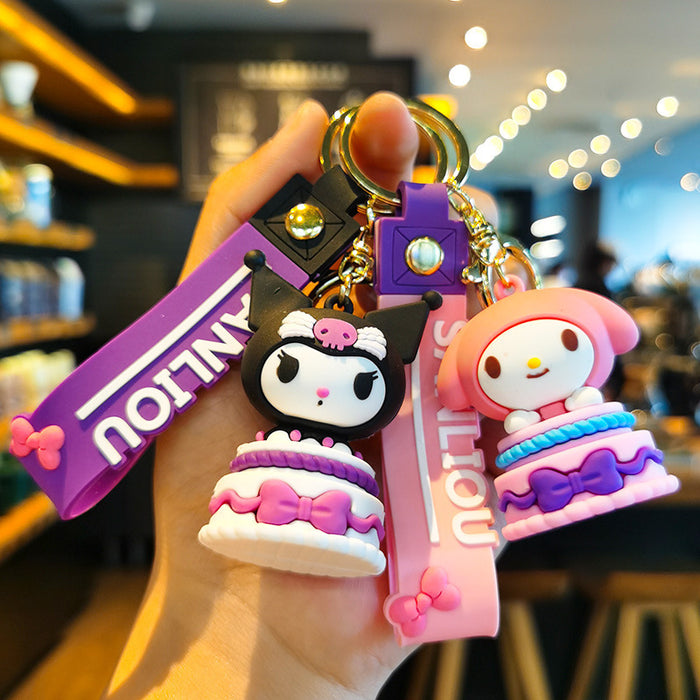 Wholesale Cartoon Doll Silicone Keychain JDC-KC-Tingm260