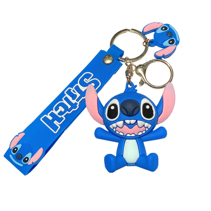 Wholesale Silicone Cute Cartoon Keychain JDC-KC-Chaow004
