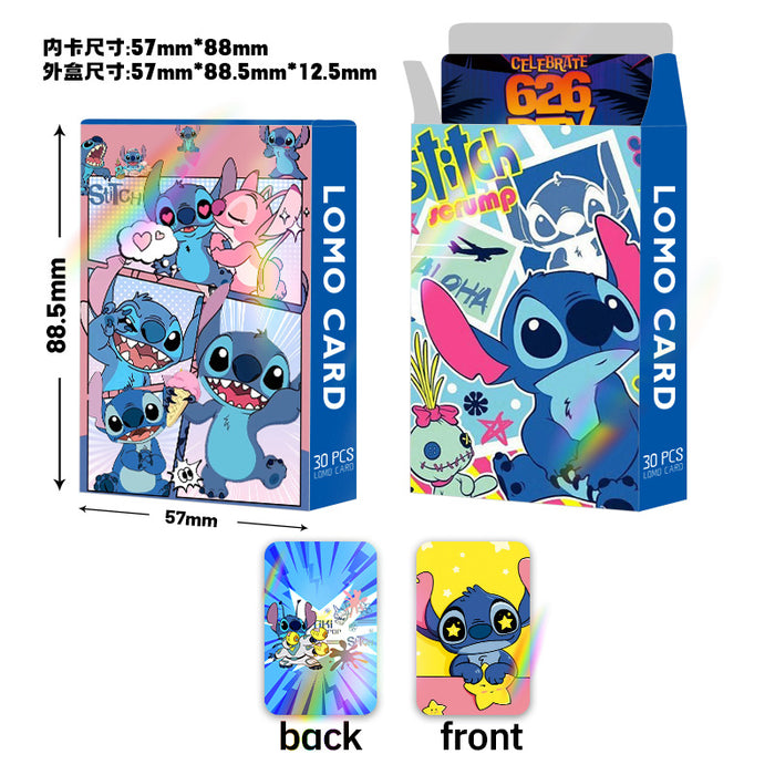 Wholesale 60pcs Laser flash card double-sided LOMO card anime peripheral boxed color printing collection card greeting card