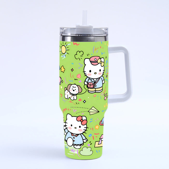 Wholesale 40oz Car Cup  Cartoon Stainless Steel  ice bullies cup Tumbler Thermos Cup