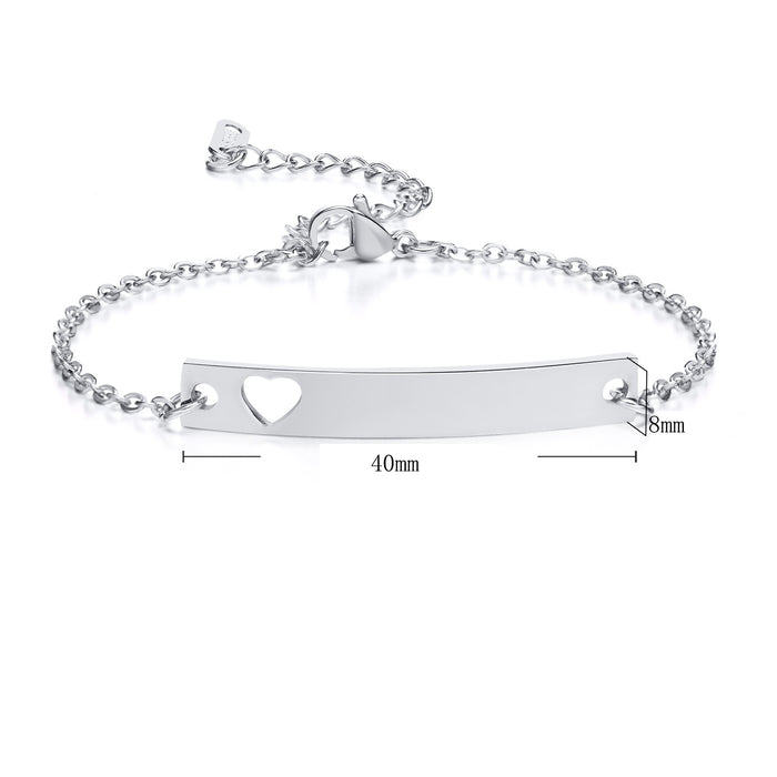 Wholesale Titanium steel bracelet, DIY bracelet, fashionable stainless steel bracelet