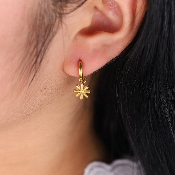 Wholesale Geometric Ear Buckle Fan-shaped Butterfly Diamond Ring Earrings Women's Earrings