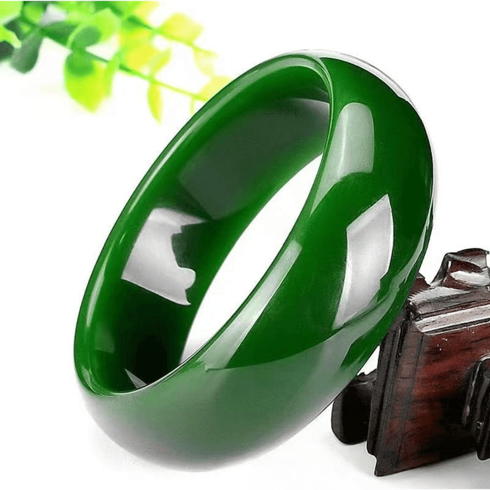 Wholesale Green Bracelet Imitation Jade Bold Style