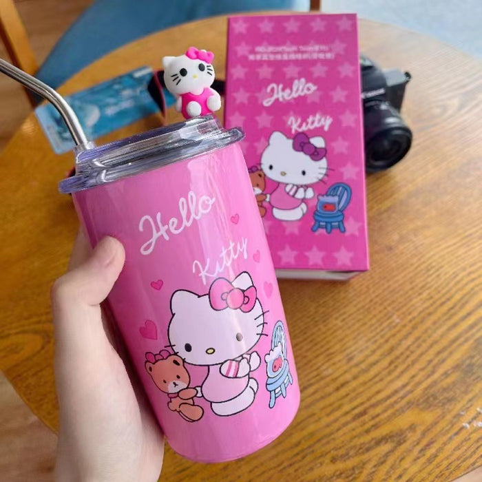 Wholesale Bear Thermos Cup Straw Cup Water Cup Coffee Cup Office Cup