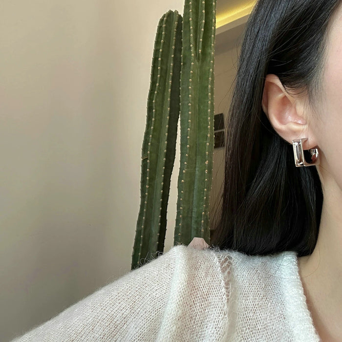 Wholesale Square Geometric Stud Earrings