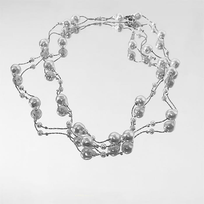 Wholesale Imitation Pearl Necklace for Women, Clavicle Chain, Accessible Luxury, Niche Elegant Necklace