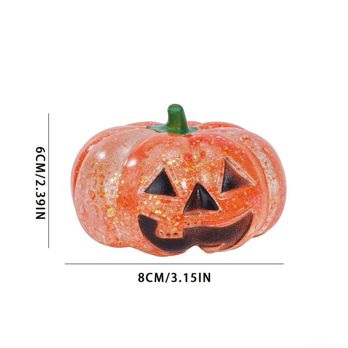 Wholesale Halloween TPR Pumpkin-Shaped Squeeze Stress Relief Toy for Youth