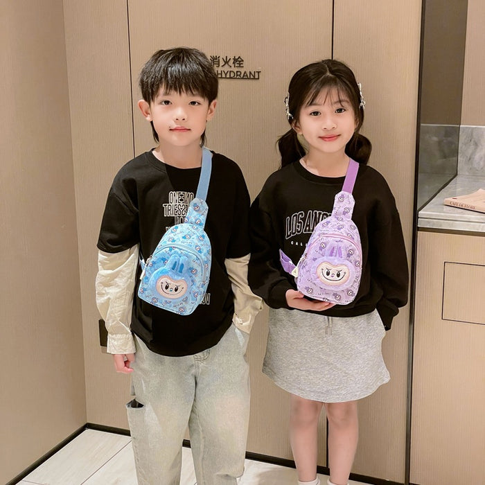 Wholesale New children's cartoon chest bag, waist bag, versatile crossbody bag for travel