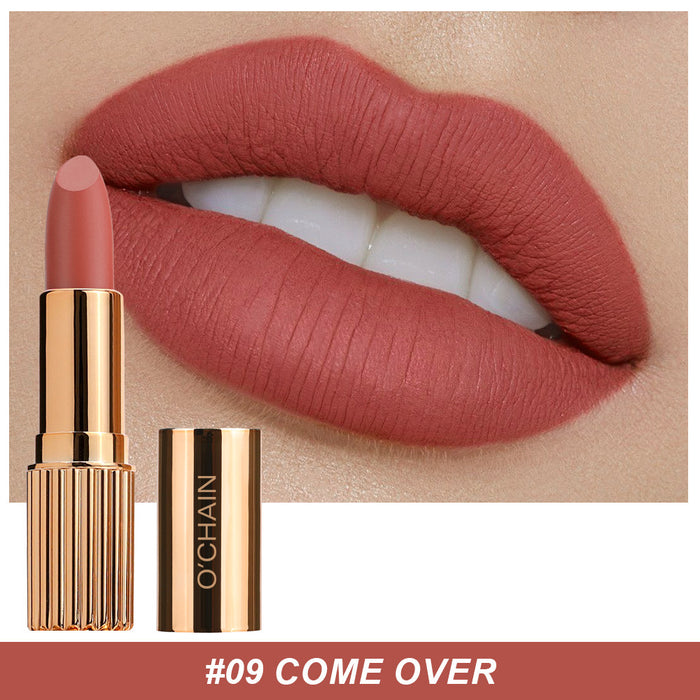 Wholesale Velvet matte mouth, red matte finish, non fading, waterproof, long-lasting, non stick cup lipstick