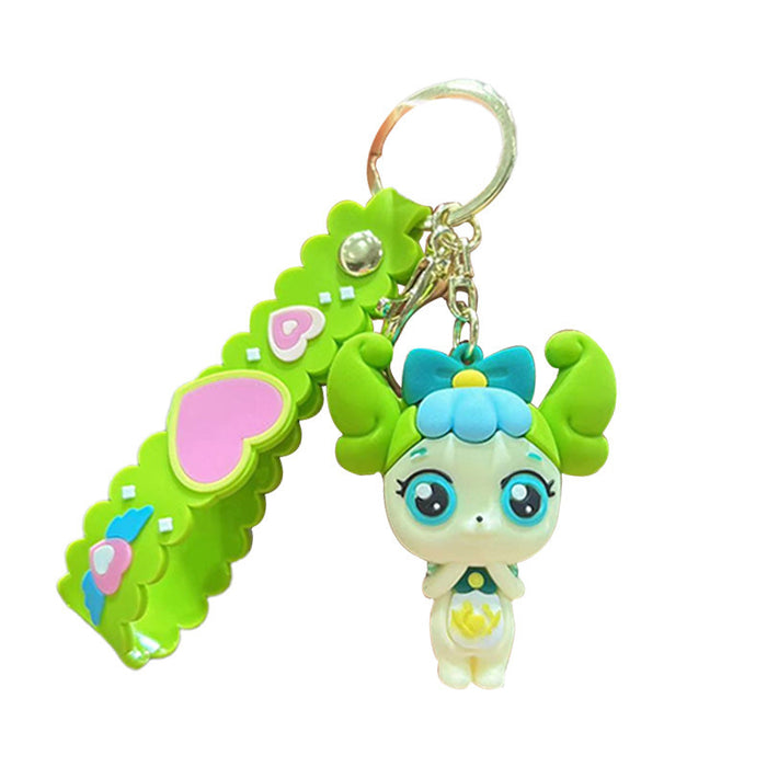 Wholesale Cartoon Cute Keychain Pendant Wholesale Epoxy Doll Car Small Ornament Jewelry Doll Accessories Couple