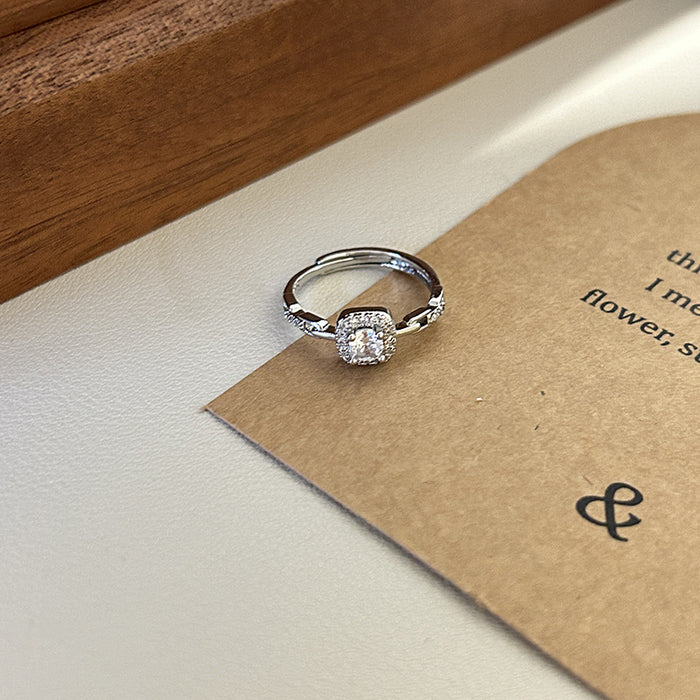 Wholesale Flash diamond zircon ring