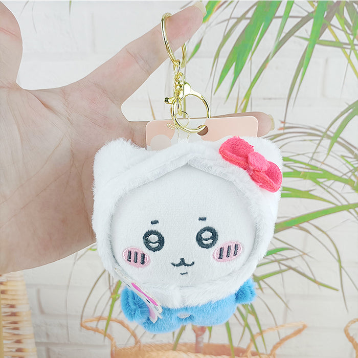 Wholesale Plush Doll Pendant Self-Mocking Bear Couple Bag Hanging Doll Batch