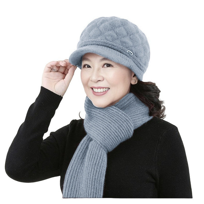 Wholesale Warm Beret Knitted Wool Hat for Women JDC-HT-PX008