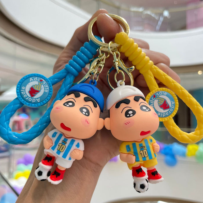 Wholesale Cartoon keychain, three-dimensional figurine pendant, car keychain, small gift wholesale