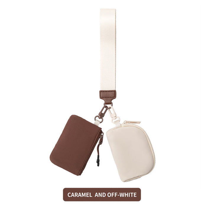 Wholesale Wrist Bag Portable Lulu Card Bag Storage Bag Bank Card Mini Coin Purse