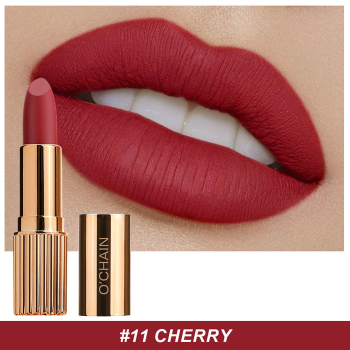 Wholesale Velvet matte mouth, red matte finish, non fading, waterproof, long-lasting, non stick cup lipstick