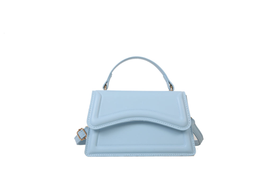 Wholesale PU Simple Solid Color Messenger Shoulder Bag JDC-SD-HZD043