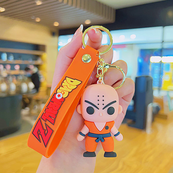 Wholesale Cartoon Silicone Doll Keychain JDC-KC-MingT042