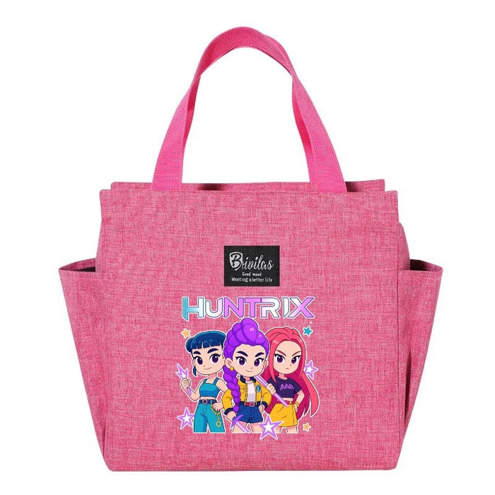 Wholesale Cute Cartoon Insulated Lunch Bag for Hot and Cold Handbags