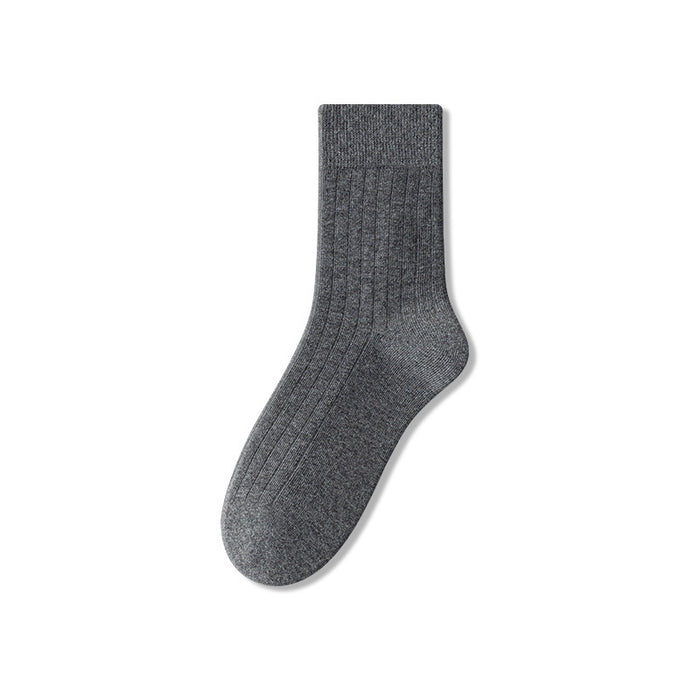 Wholesale Pile socks made of pure cotton, mid tube socks, boneless socks