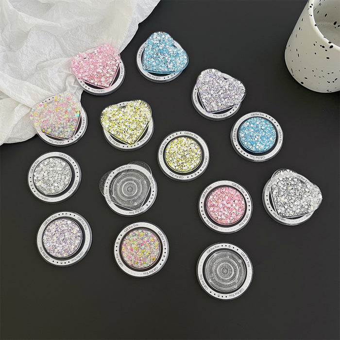 Wholesale sequins glitter mobile phone airbag stand