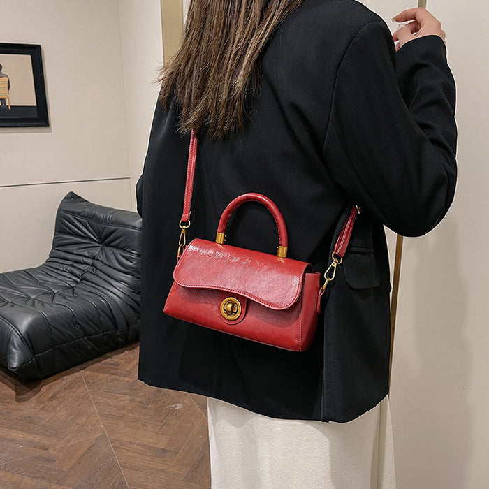 Wholesale Handheld commuting bag, retro small square bag, versatile and multifunctional single shoulder diagonal cross bag