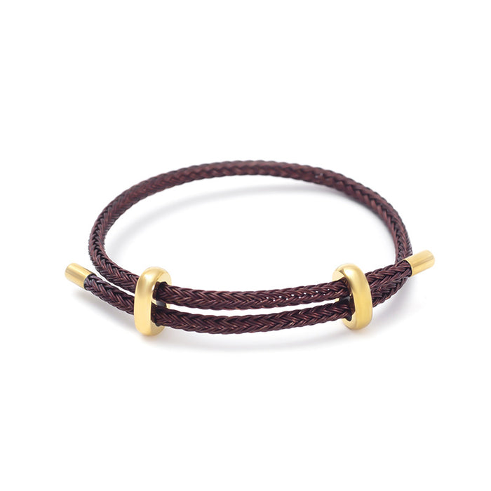 Wholesale 8-Shaped Buckle Wire Rope Bracelet