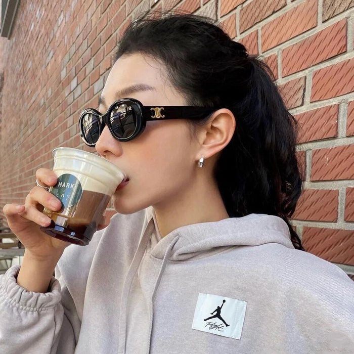 Wholesale Sunglasses Retro Elliptical Sunglasses