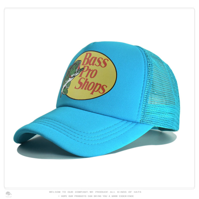 Wholesale Printed baseball cap summer net cap outdoor sunscreen sunshade driver cap