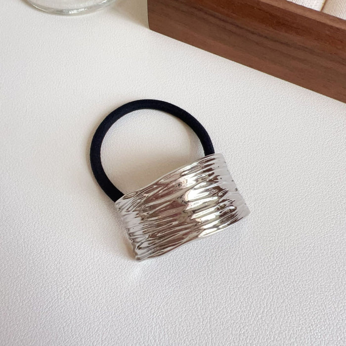 Wholesale Metal Cross Golden Head Rope Ball Head Rubber Hair Ring Hair Rope