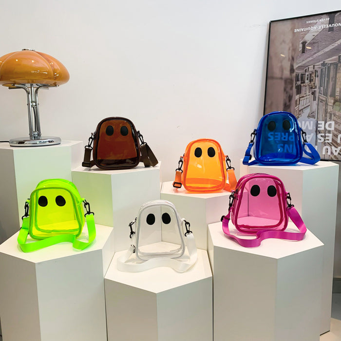 Wholesale Single shoulder bag, transparent and cute crossbody bag