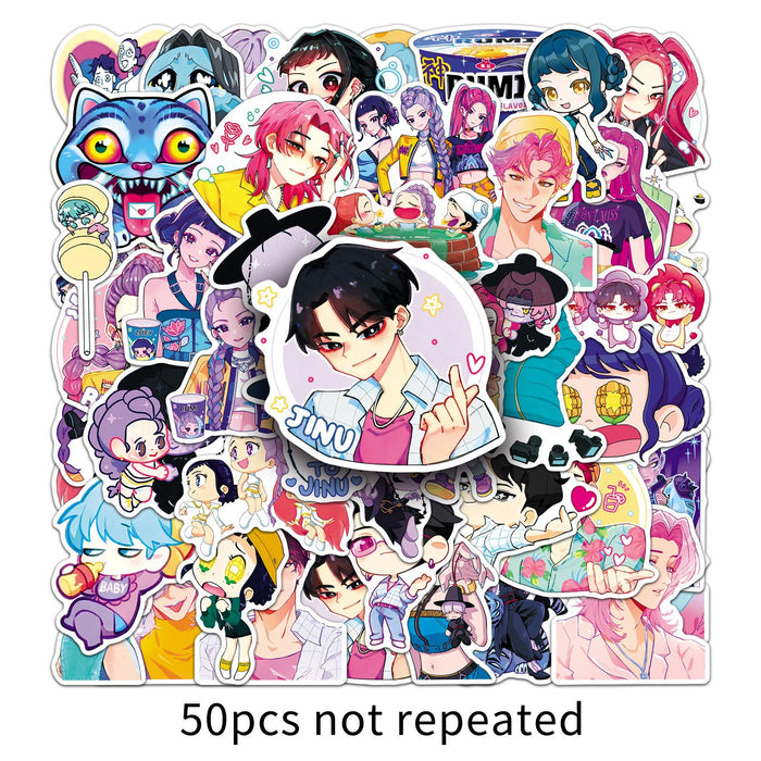 Wholesale 50pcs KPOP stickers animated movie waterproof decorative stickers