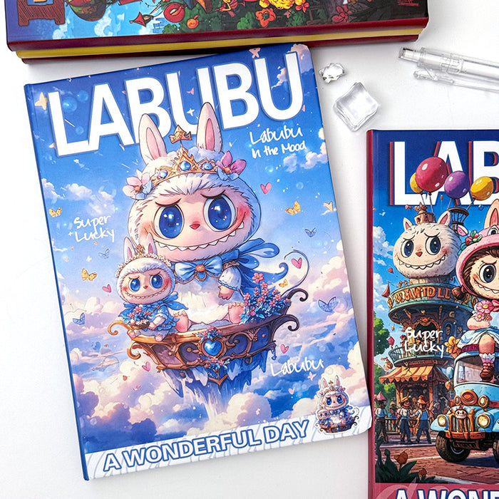 Wholesale 5pcs Cartoon Horizontal Line Book Cartoon Hand Book Student Super Thick Notepad