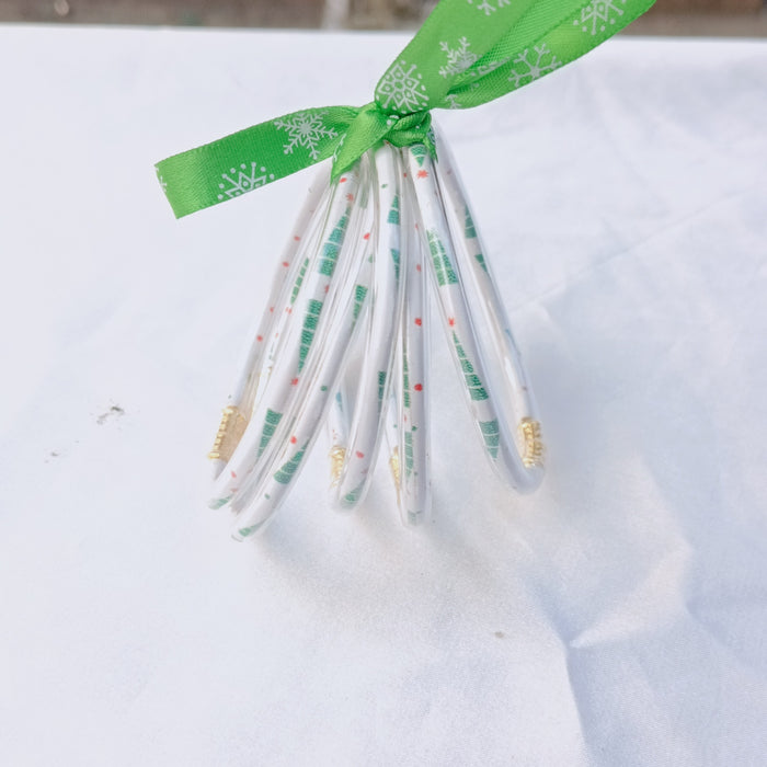 Wholesale multi-layer silicone Christmas bracelet