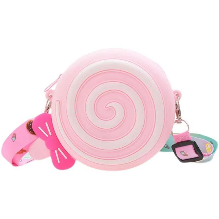 Wholesale Light Green Anime Cartoon Silicone Coin Purse with Bow Cute Gift