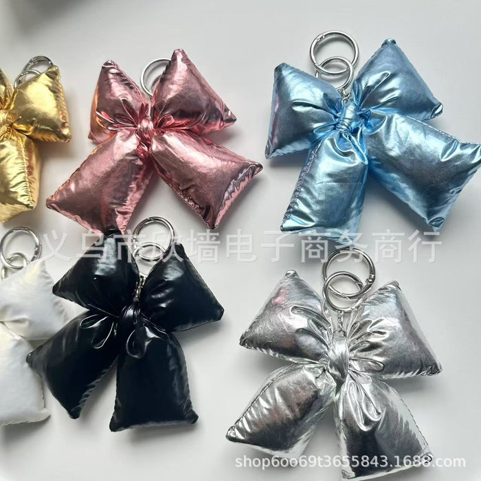 Wholesale Butterfly-shaped keychain filled with PP cotton