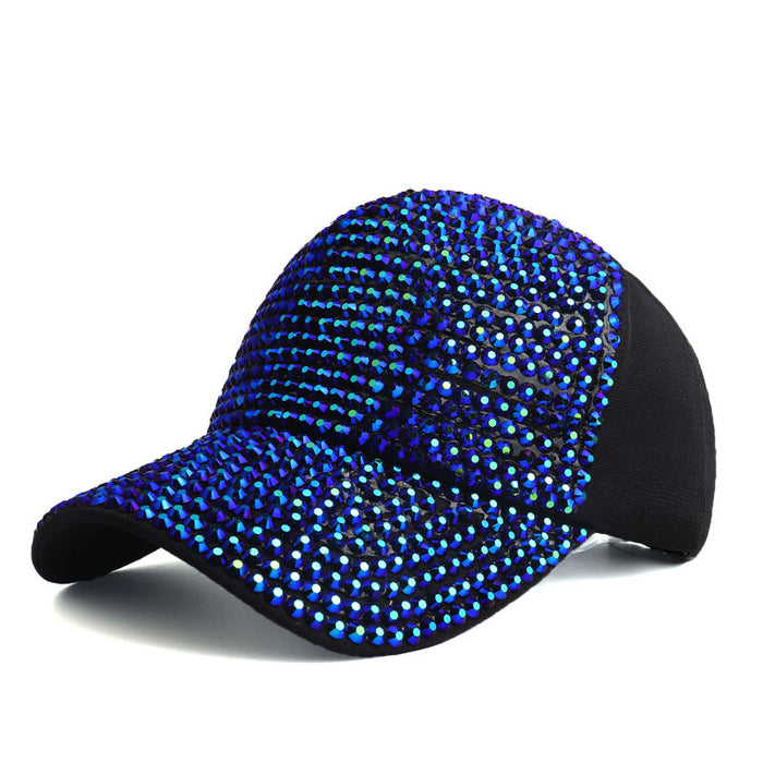 Wholesale Fully diamond breathable baseball cap for sun protection outdoor use