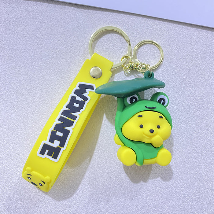 Wholesale Cute PVC honey bear keychains
