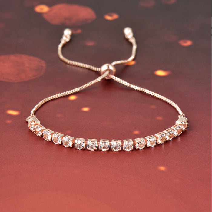 Wholesale Full Diamond Claw Chain Fashion Simple Jewelry Shrink Activity Bracelet