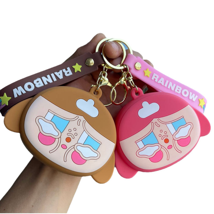 Wholesale Silicone coin purse, couple zipper, coin purse, headphone storage bag, small gift