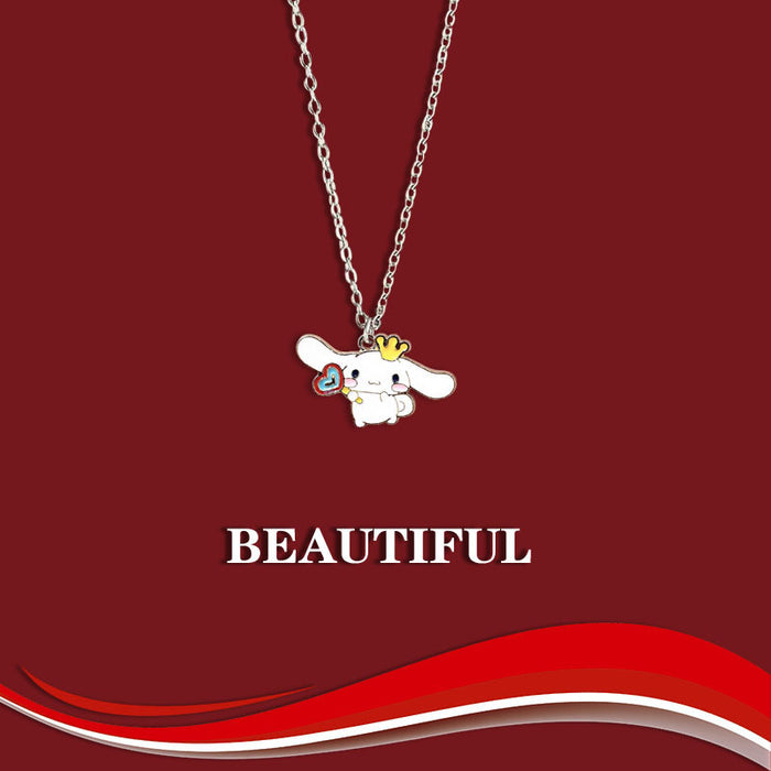 Wholesale Necklaces Cartoon alloy dripping oil cute necklace JDC-NE-MWei008